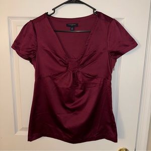 Banana Republic burgundy top